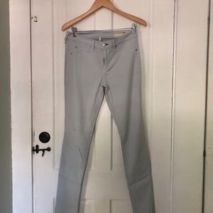 Light fabric light blue pants